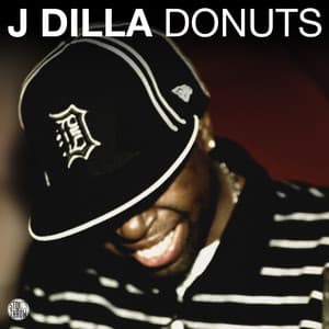 U-Love by J Dilla album cover in blue and gold